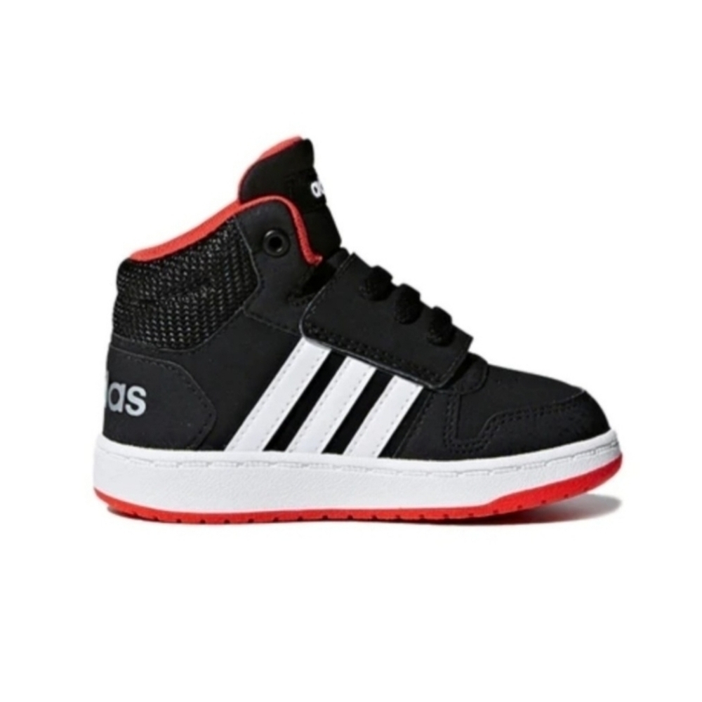Adidas Toddler Hoops 2.0 Mid Sneakers.